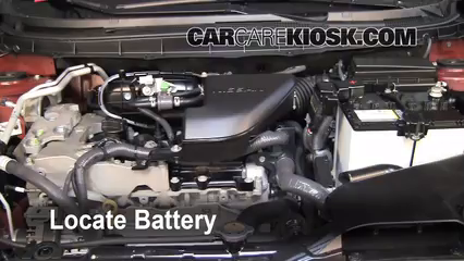 2008 Nissan Rogue SL 2.5L 4 Cyl. Battery Replace